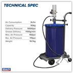 Air Operated Grease Pump 50kg AK453X