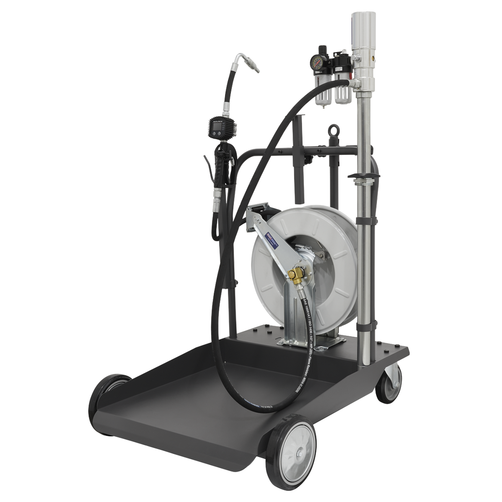 Air Operated Oil Dispensing System with 10m Retractable Hose Reel AK4562D