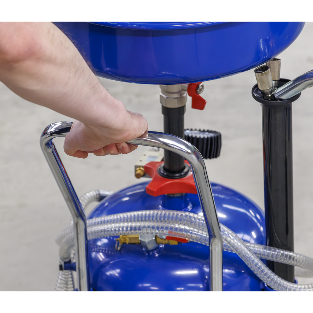 Air Discharge Mobile Oil Drainer with Probes 35L AK456DX