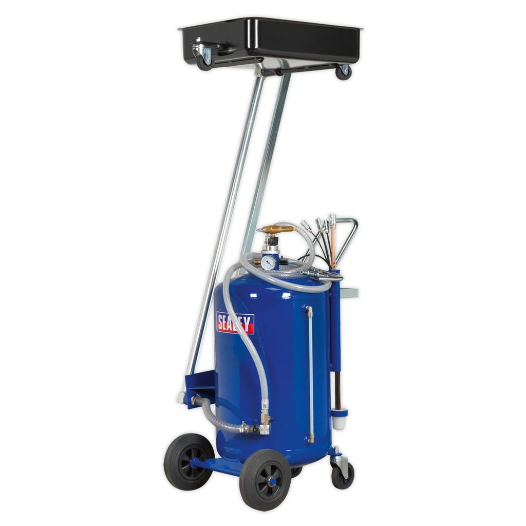 Cantilever Air Discharge Mobile Oil Drainer with Probes 80L AK462DX