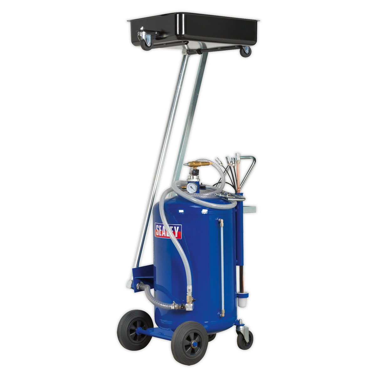 Cantilever Air Discharge Mobile Oil Drainer with Probes 80L AK462DX