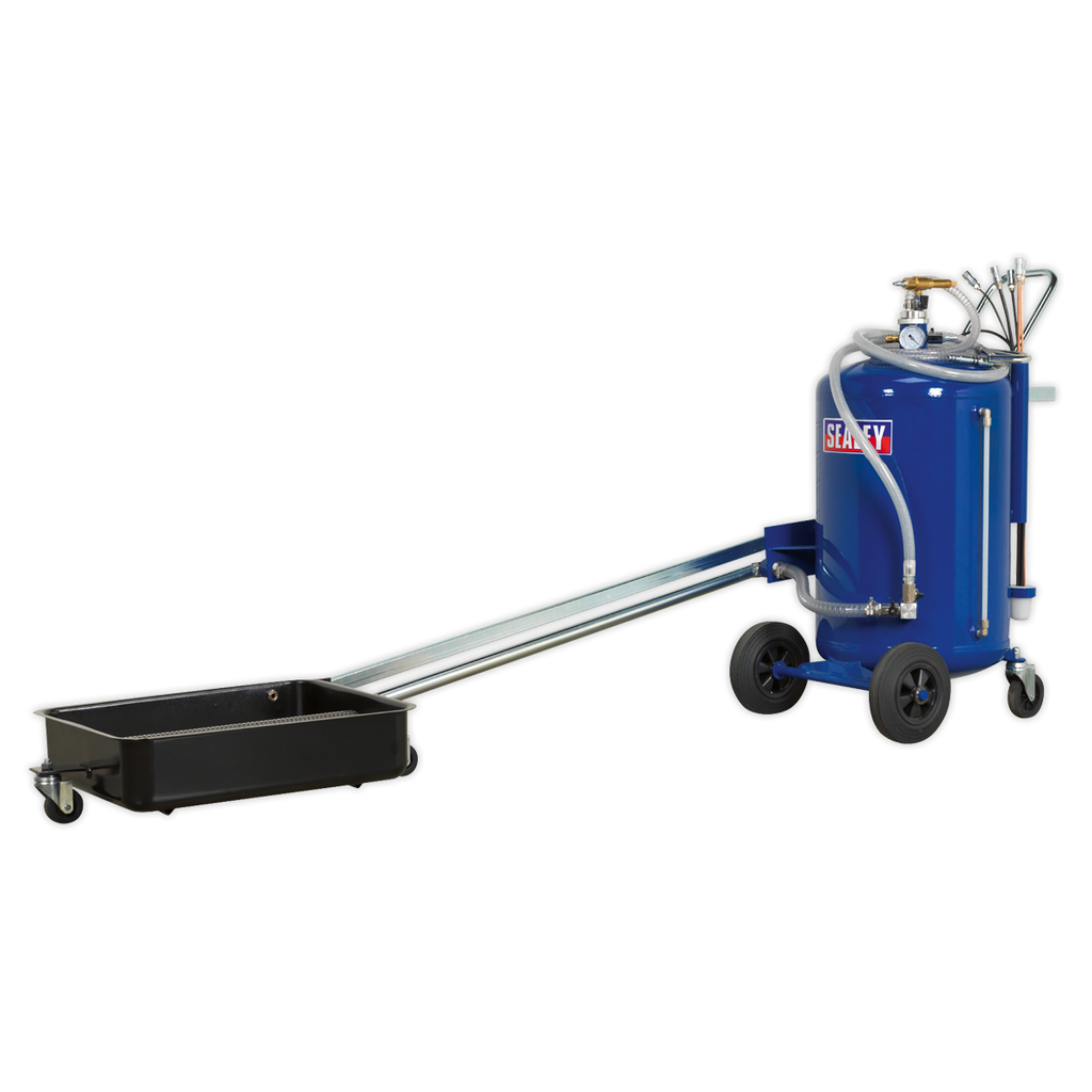 Cantilever Air Discharge Mobile Oil Drainer with Probes 80L AK462DX