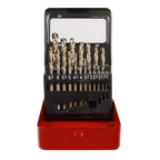 HSS Cobalt Fully Ground Drill Bit Set 19pc AK4701