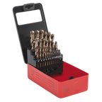 HSS Cobalt Fully Ground Drill Bit Set 25pc AK4702