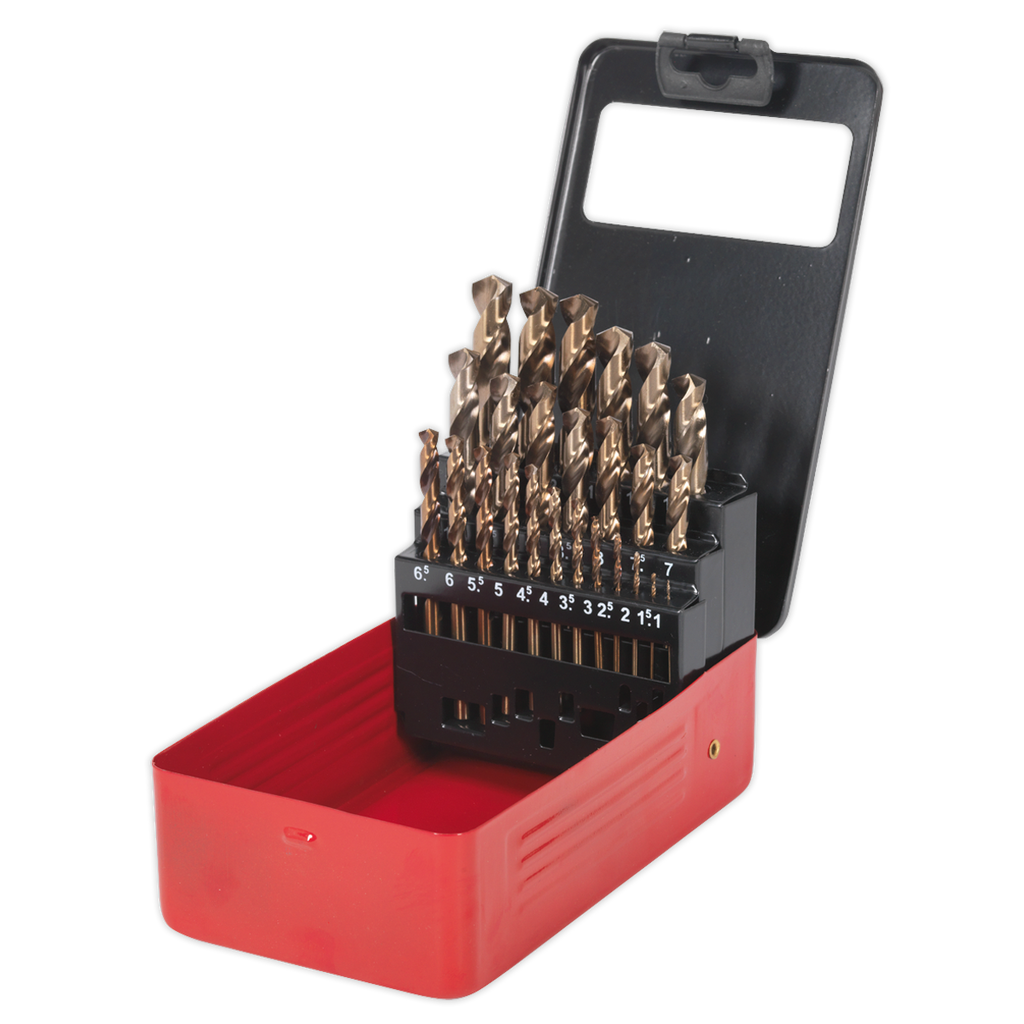 HSS Cobalt Fully Ground Drill Bit Set 25pc AK4702