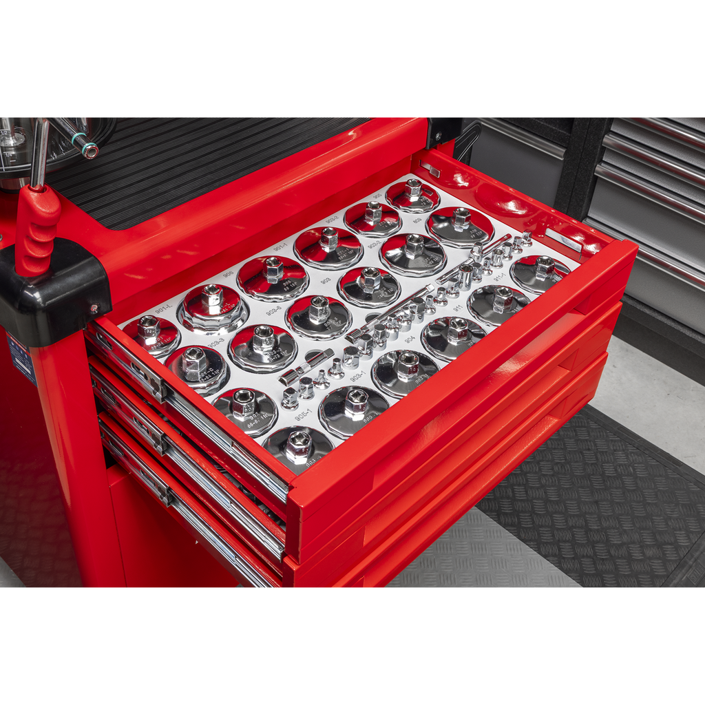 Mobile Multifunction Oil Station with 61pc Tool Set AK470DX