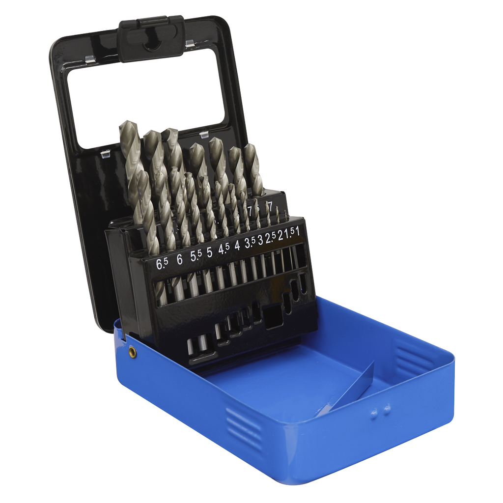 HSS Fully Ground Drill Bit Set 19pc AK47191
