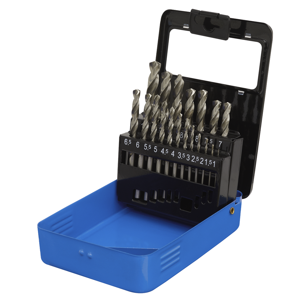 HSS Fully Ground Drill Bit Set 19pc AK47191