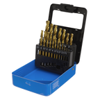 HSS Fully Ground Drill Bit Set 19pc - DIN 338 AK4719
