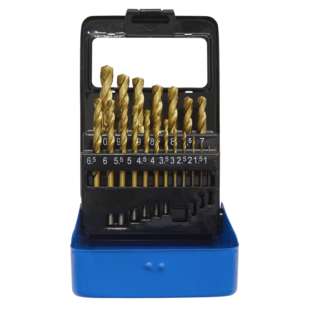 HSS Fully Ground Drill Bit Set 19pc - DIN 338 AK4719