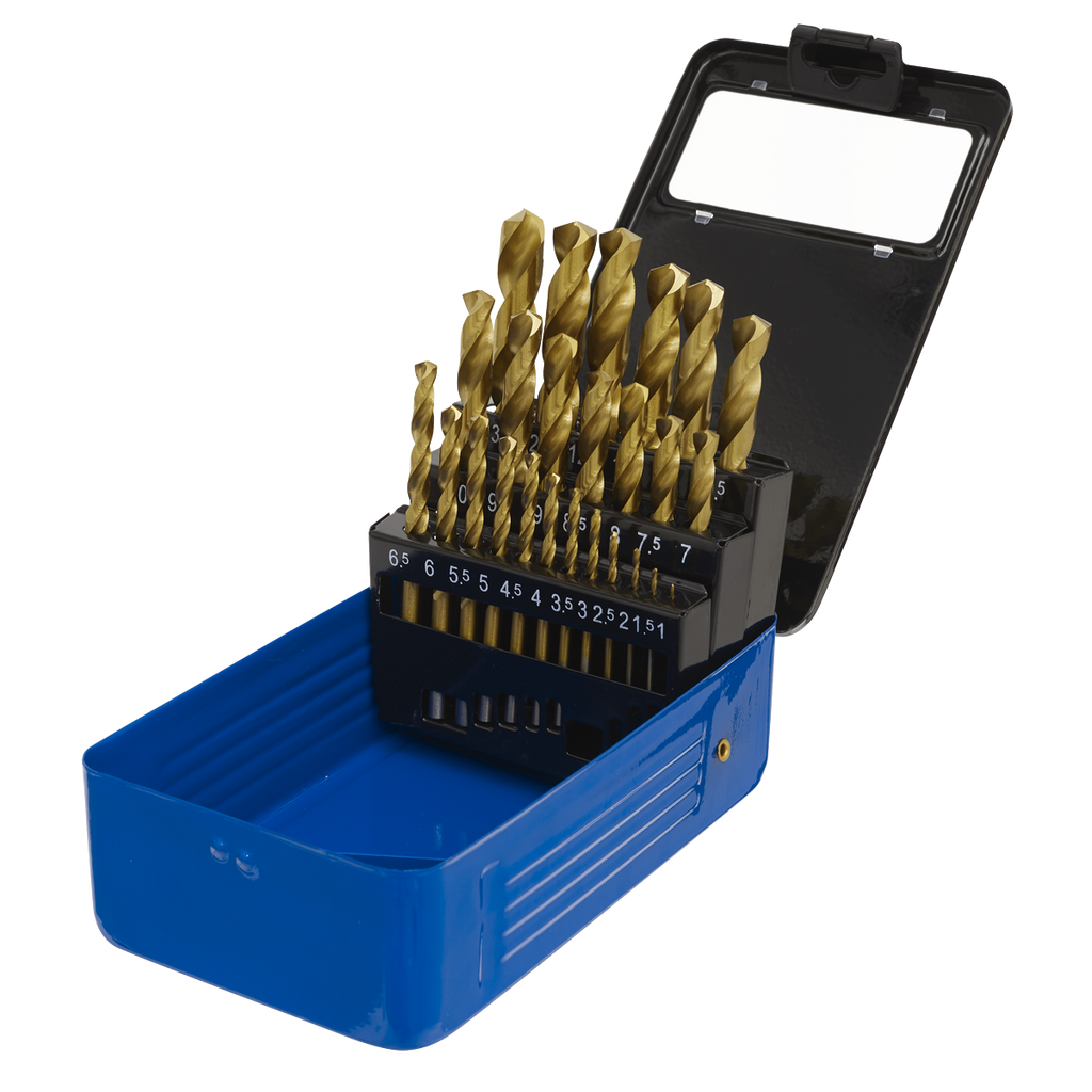 HSS Fully Ground Drill Bit Set 25pc - DIN 338 AK4725