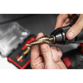 Spiral Flute HSS Cobalt Step Drill Bit Set 3pc AK4743