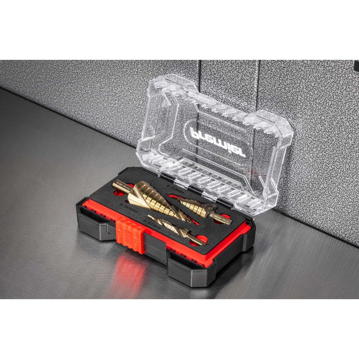 Spiral Flute HSS Cobalt Step Drill Bit Set 3pc AK4743