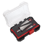 Straight Flute HSS 4341 Step Drill Bit Set 3pc AK4746