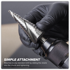 Spiral Flute HSS 4341 Step Drill Bit 4-30mm AK4748