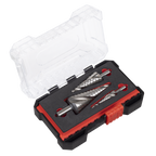 Spiral Flute HSS 4341 Step Drill Bit Set 3pc AK4749