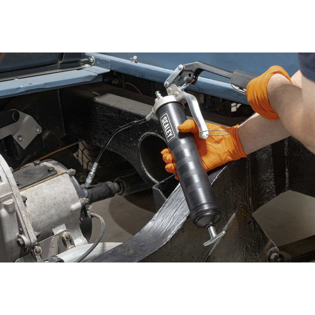 Heavy-Duty 3-Way Operating Grease Gun 4-Way Fill AK48