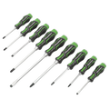 Hammer-Thru Screwdriver Set 9pc - Hi-Vis Green AK4941HV