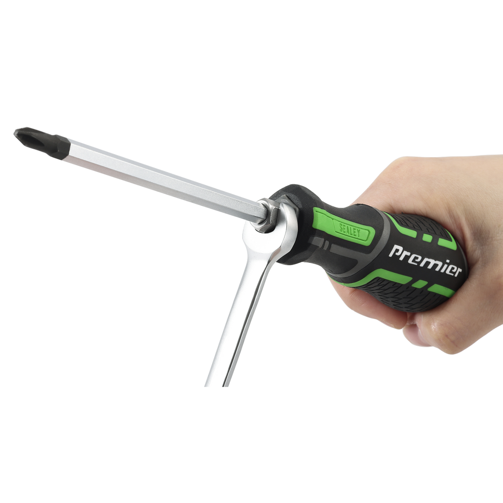 Hammer-Thru Screwdriver Set 9pc - Hi-Vis Green AK4941HV