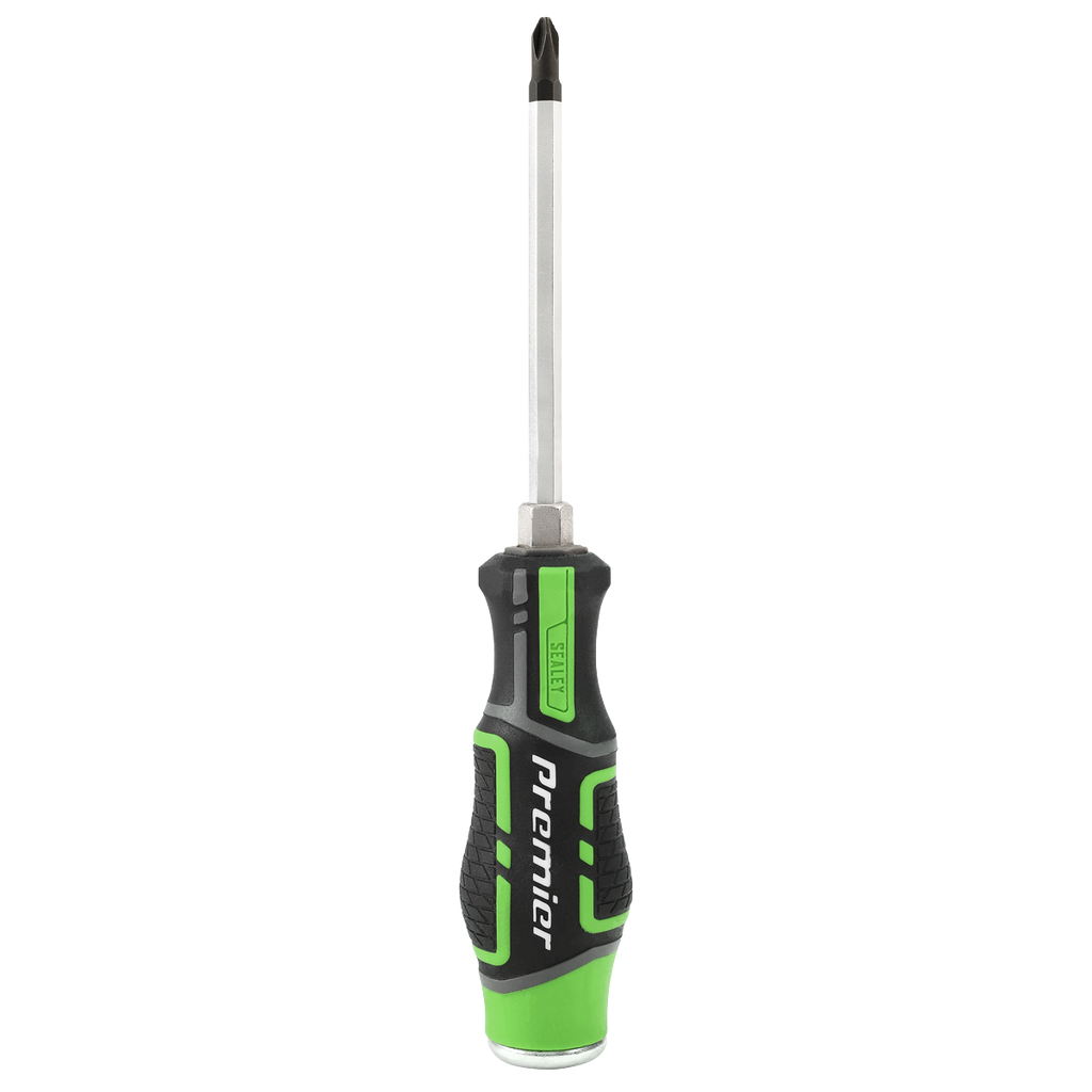 Hammer-Thru Screwdriver Set 9pc - Hi-Vis Green AK4941HV