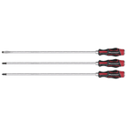 Extra-Long Hammer-Thru Screwdriver Set 450mm 3pc AK4942