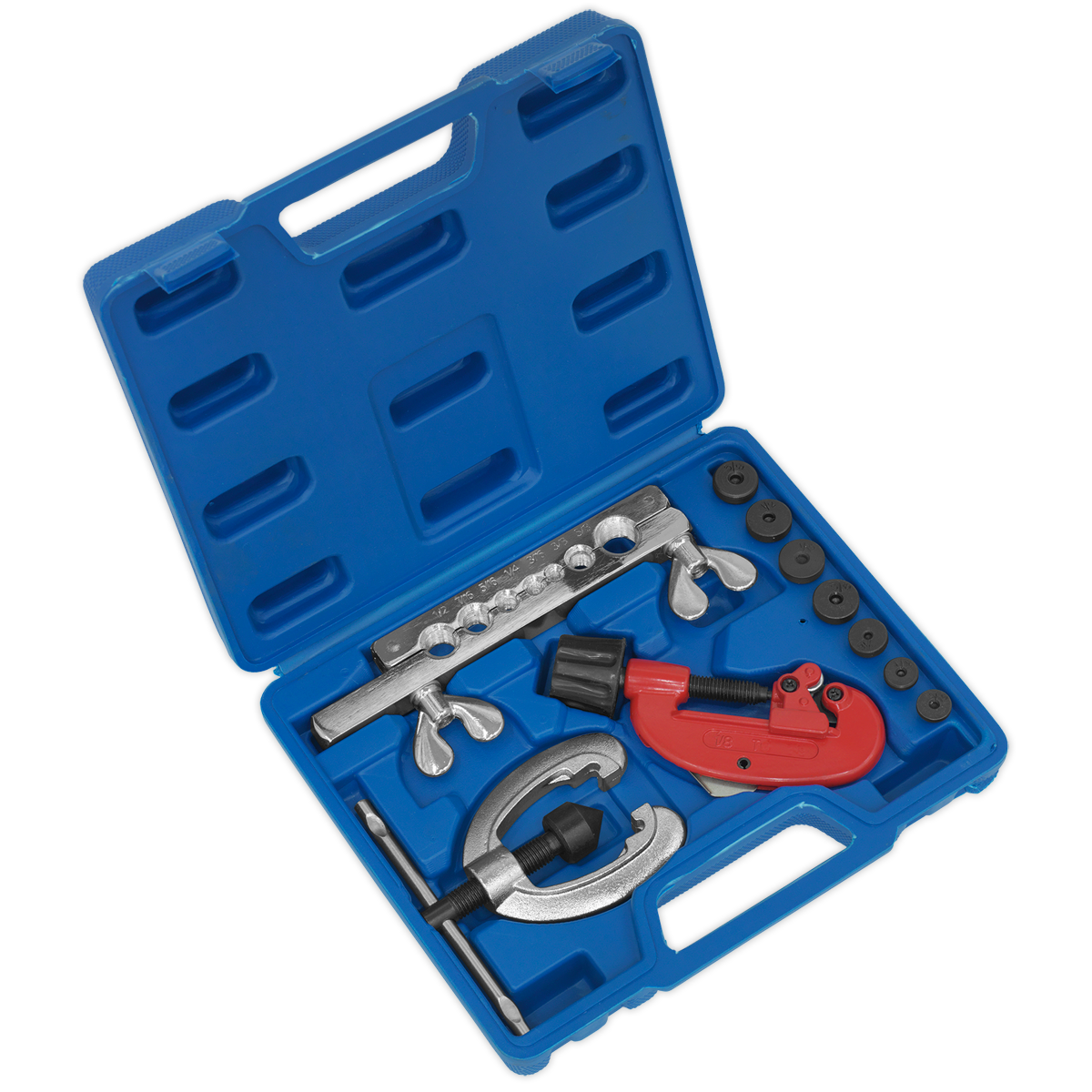 Pipe Flaring & Cutting Kit 10pc AK506