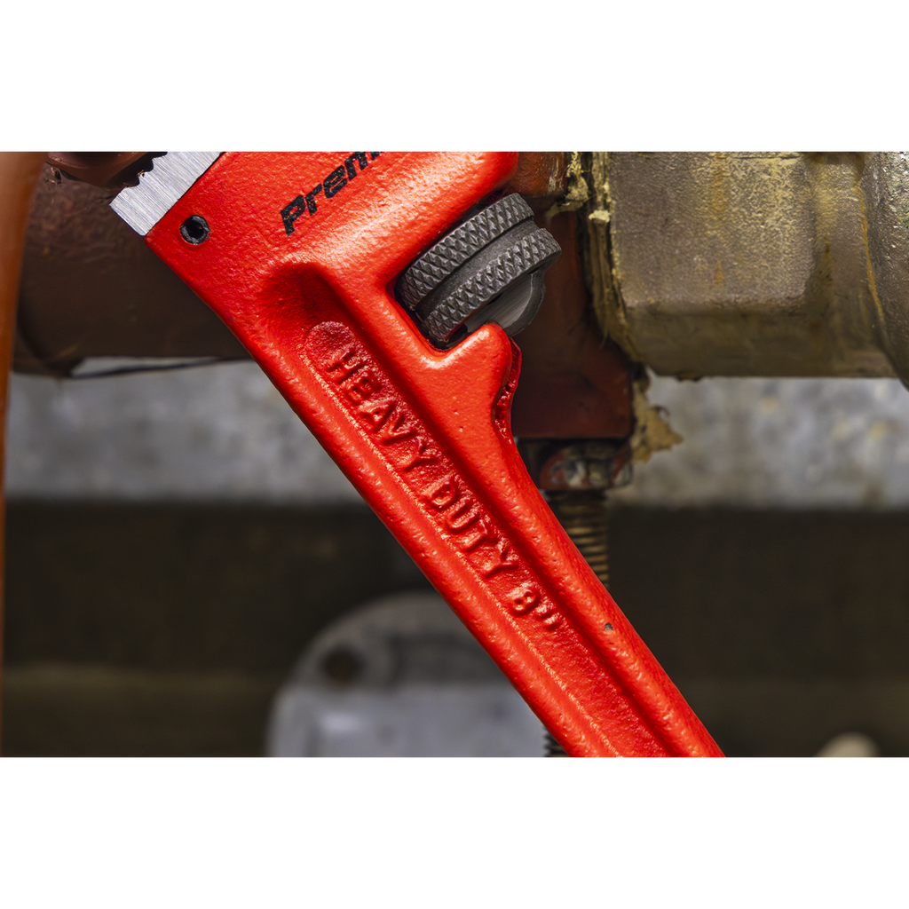 Cast Steel Pipe Wrench European Pattern 200mm AK5101
