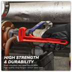 Cast Steel Pipe Wrench European Pattern 250mm AK5102