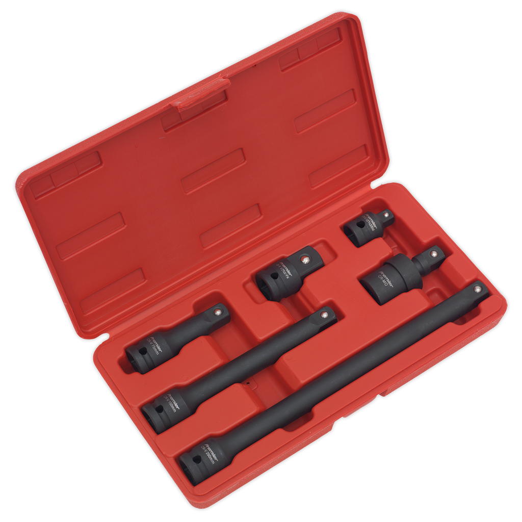 Impact Adaptor & Extension Bar Set 1/2"Sq Drive 6pc AK5514
