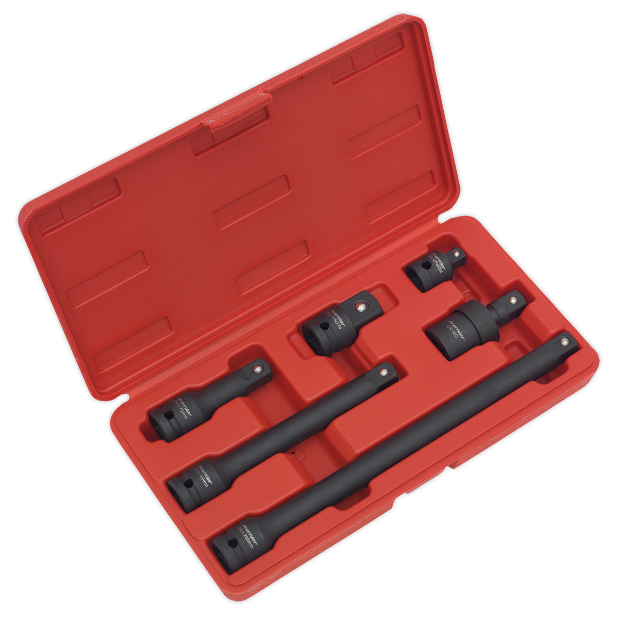 Impact Adaptor & Extension Bar Set 1/2"Sq Drive 6pc AK5514