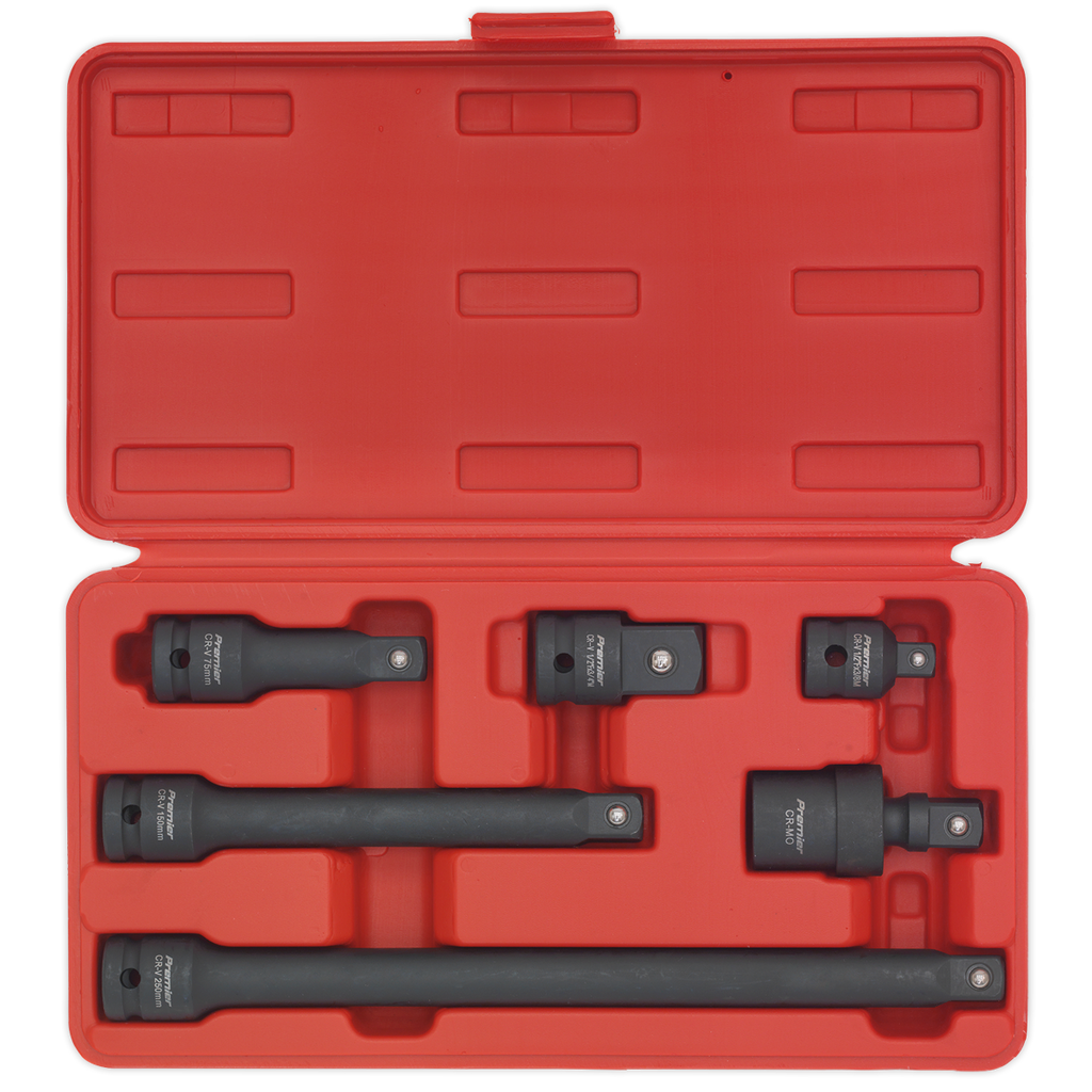 Impact Adaptor & Extension Bar Set 1/2"Sq Drive 6pc AK5514
