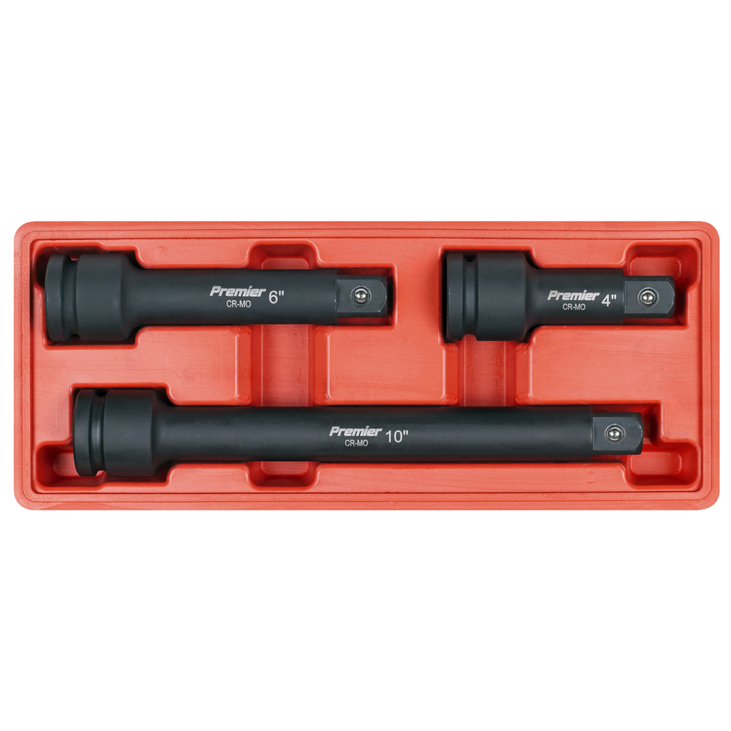 Impact Extension Bar Set 3/4"Sq Drive 3pc AK5515