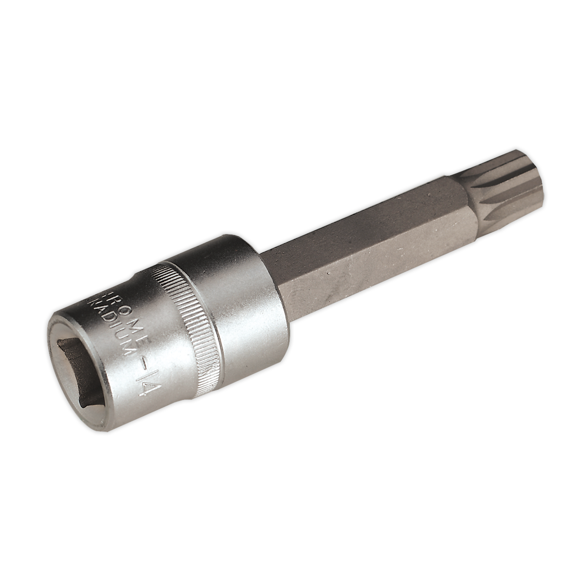 Spline Socket Bit 1/2"Sq Drive M14 x 100mm AK5531