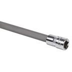 Extra-Long Spline Socket Bit M12 x 800mm 1/2"Sq Drive AK5537