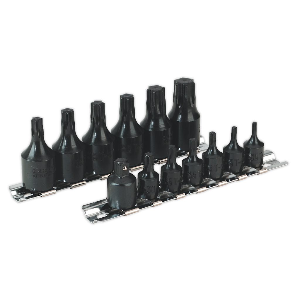 TRX-Star* Socket Bit Set 1/4" & 3/8"Sq Drive 13pc AK5584