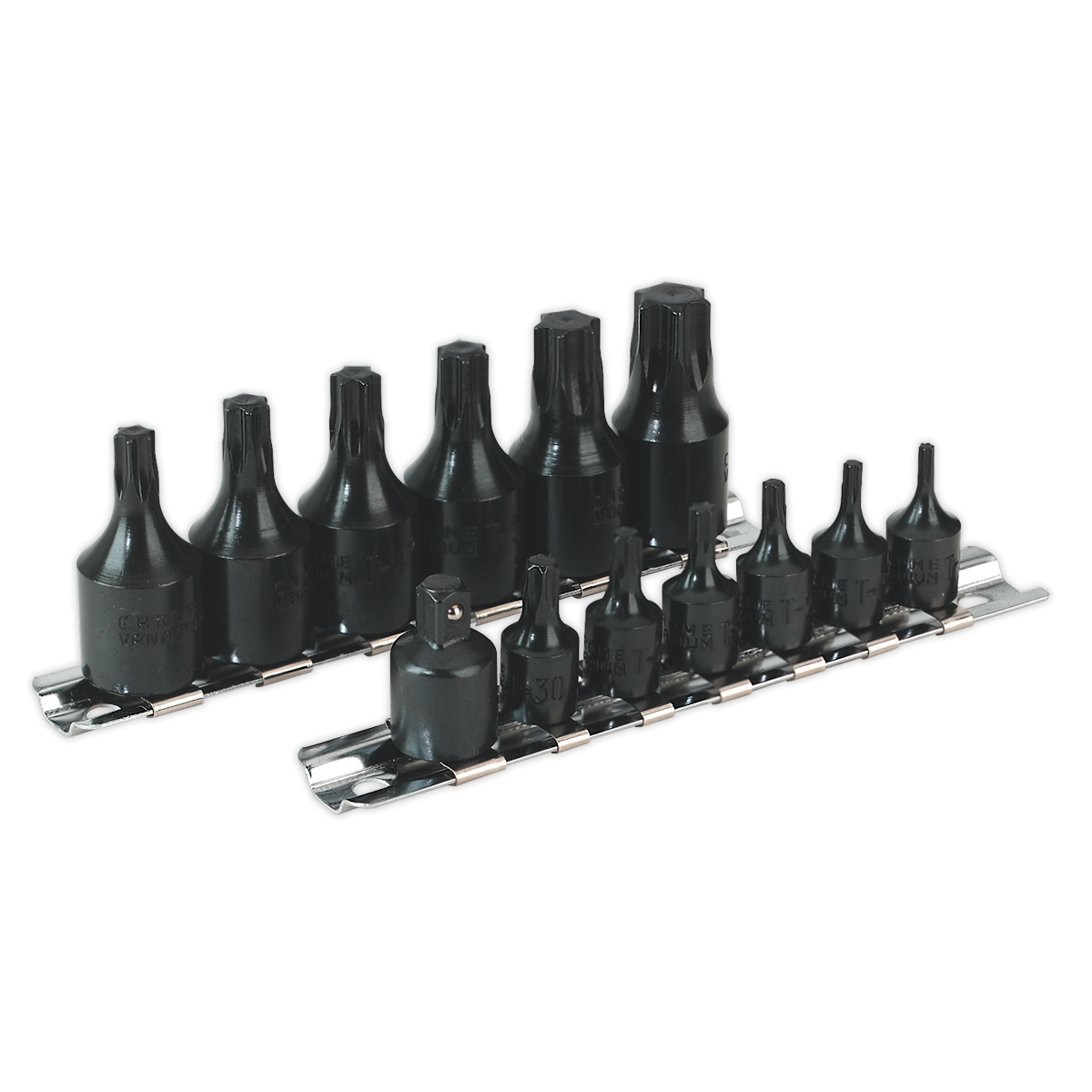 TRX-Star* Socket Bit Set 1/4" & 3/8"Sq Drive 13pc AK5584