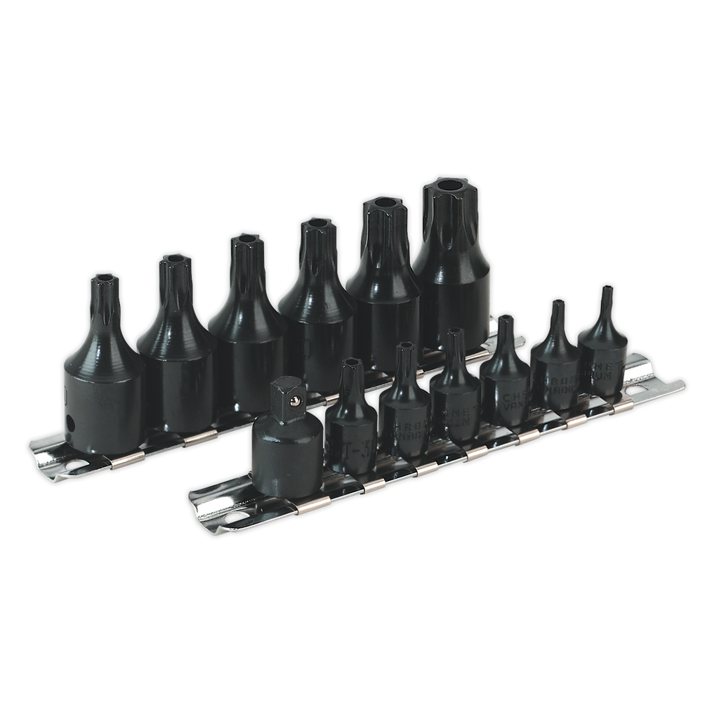 TRX-Star* Security Socket Bit Set 1/4" & 3/8"Sq Drive 13pc AK5585