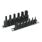TRX-Star* Security Socket Bit Set 1/4" & 3/8"Sq Drive 13pc AK5585