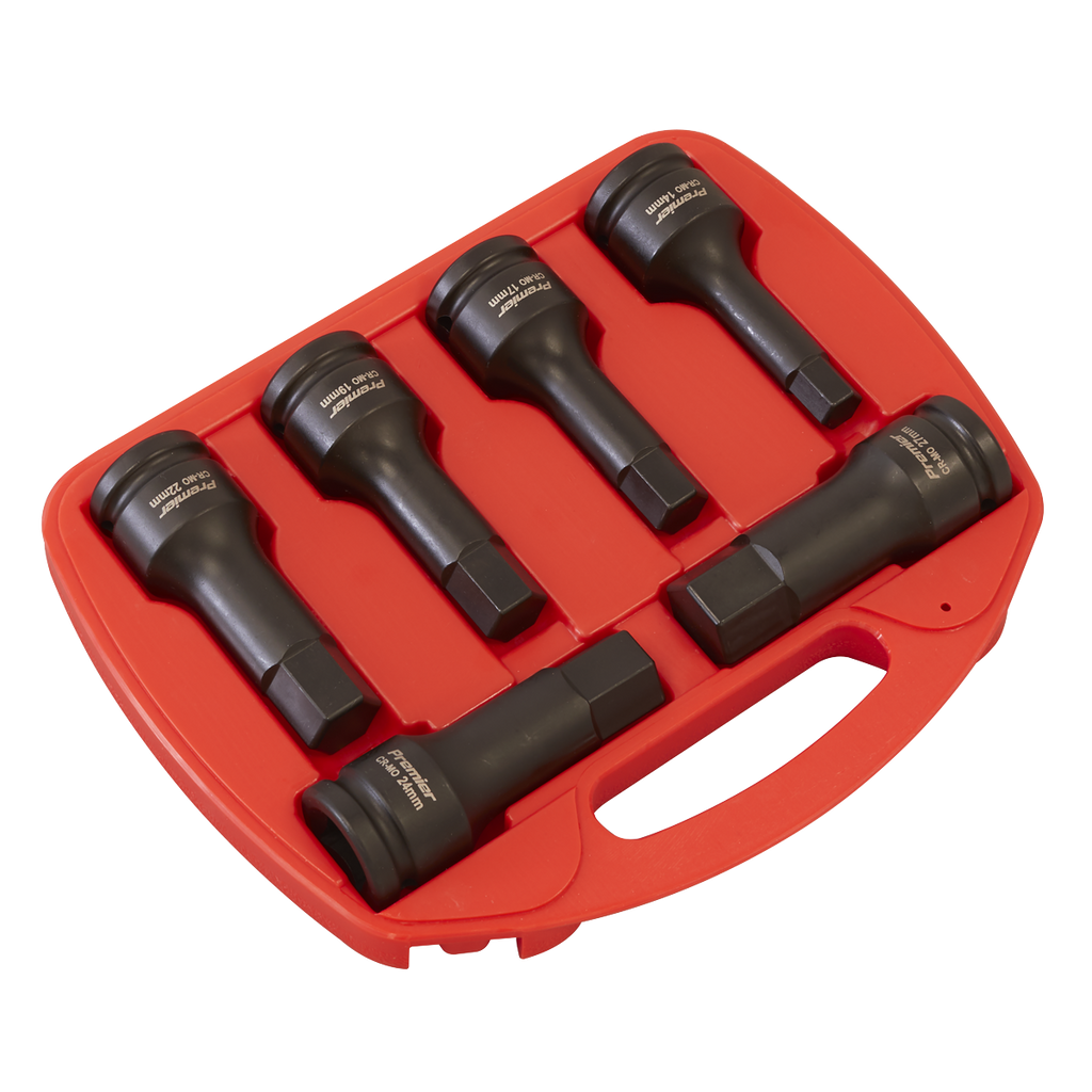 Hex Impact Socket Bit Set 3/4"Sq Drive 6pc AK5586