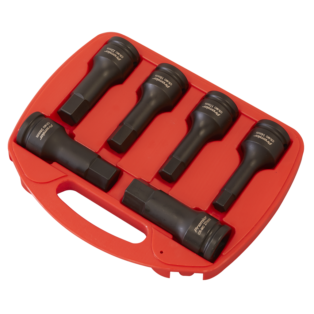 Hex Impact Socket Bit Set 3/4"Sq Drive 6pc AK5586