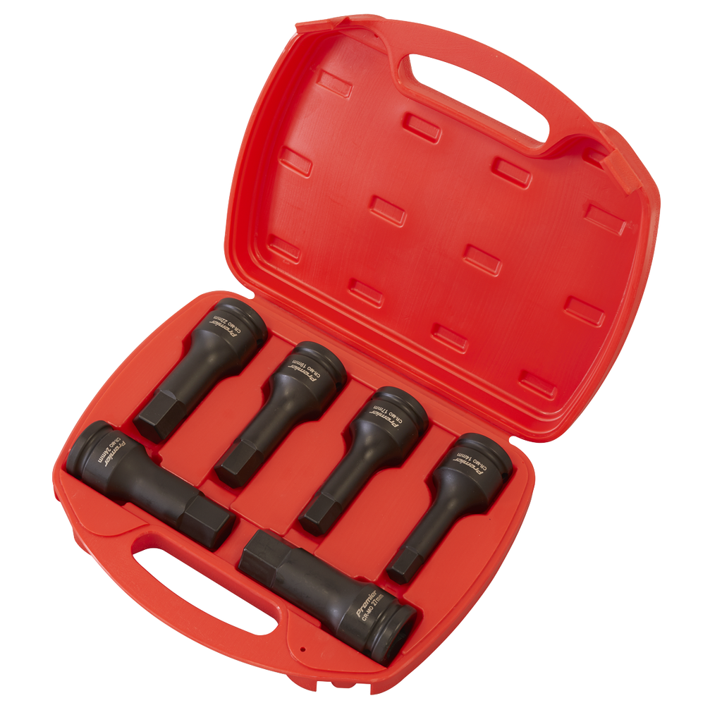 Hex Impact Socket Bit Set 3/4"Sq Drive 6pc AK5586