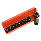 Impact Socket Set 1/2"Sq Drive 10pc AK56/11M