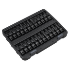 Hex/TRX-Star*/Spline Impact Socket Bit Set 1/2"Sq Drive 24pc AK56000