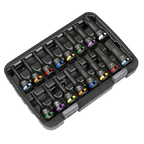 Hex & TRX-Star* Impact Socket Bit Set 1/2"Sq Drive 16pc AK56005