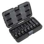 Hex Impact Socket Bit Set 1/2"Sq Drive 8pc AK5601