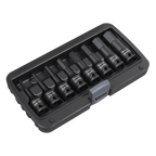 Hex Impact Socket Bit Set 1/2"Sq Drive 8pc AK5601