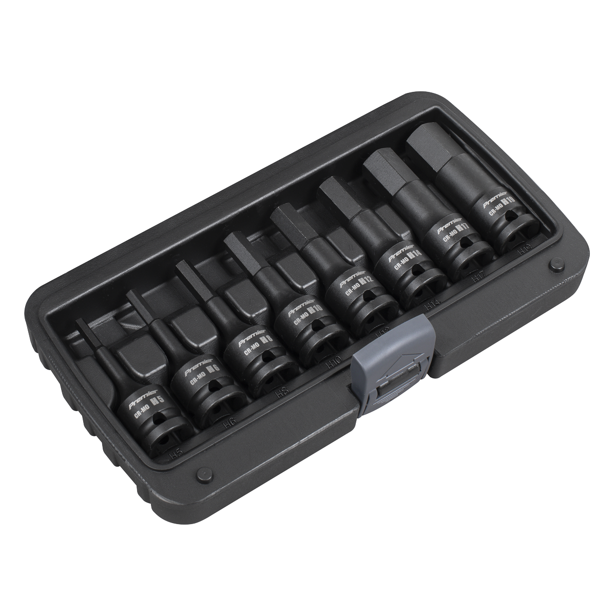 Hex Impact Socket Bit Set 1/2"Sq Drive 8pc AK5601