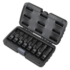 Hex Impact Socket Bit Set 1/2"Sq Drive 8pc AK5601