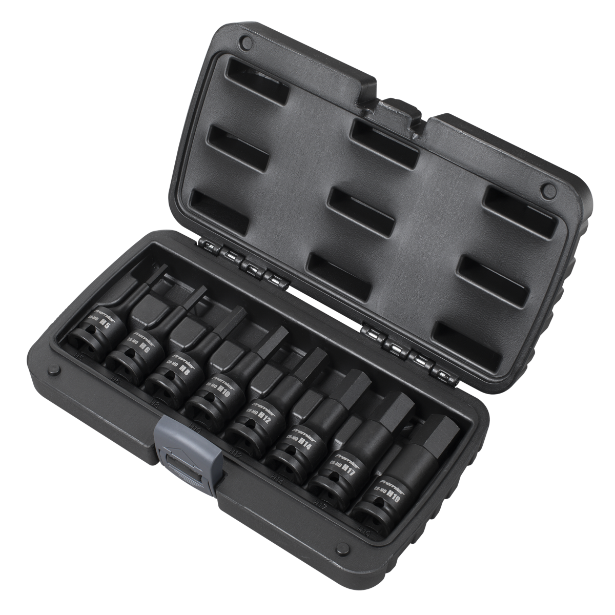 Hex Impact Socket Bit Set 1/2"Sq Drive 8pc AK5601