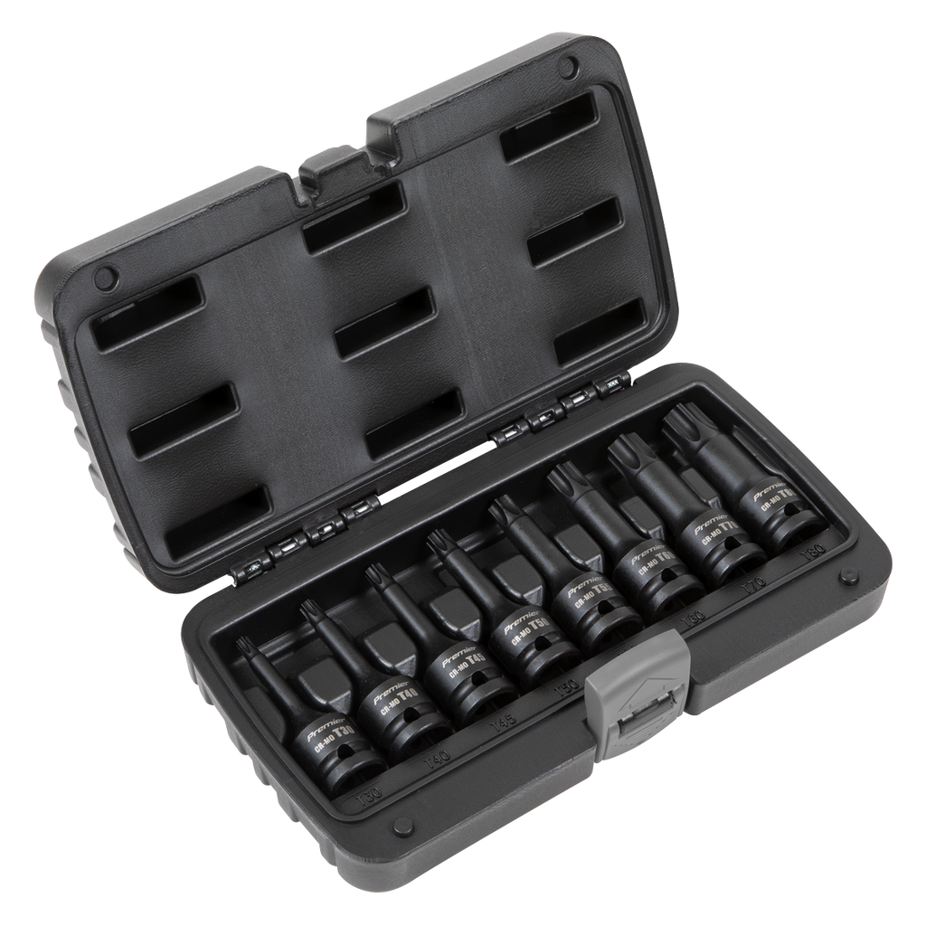 TRX-Star* Impact Socket Bit Set 1/2"Sq Drive 8pc AK5602